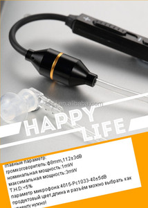 Con cable mono metal auricular barato con mic para el teléfono elegante - Product Image 3