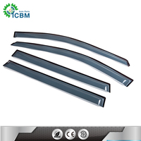 Déflecteurs de vent pour vitres de voiture de haute qualité, marque ICBM, en PMMA acrylique, bon marché, très vendus, pour Nissan Rogue 14-15, garantie 1 an