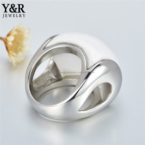 Alli Express En Acier Inoxydable Bague En Argent Pour Les Jeunes - Product Image 1