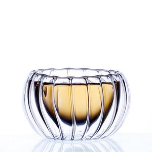 PROMO CHAUDE 2021 <span class=keywords><strong>Verre</strong></span> à shot <span class=keywords><strong>double</strong></span> <span class=keywords><strong>paroi</strong></span> en forme de citrouille, mini tasse à thé Pu-erh anti-brûlure, tasse à thé économique avec protection thermique - Product Image 1