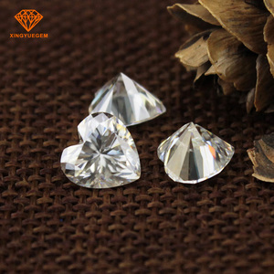 Wuzhou fábrica Venta Directa <span class=keywords><strong>IJ</strong></span> color amarillo claro tamaño grande forma de fantasía Loose moissanite piedras - Product Image 3