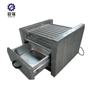 9 rollers hot dog roaster/sausage grill machine/automatic hotdog roller on sale