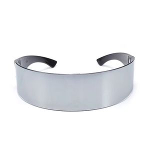 Lunettes de soleil monolock Style PC, verres solaires à enrouler, tenue de fête, bon marché, 2018 - Product Image 1