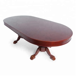 Mesa de <span class=keywords><strong>poker</strong></span> para 10 jogadores com velocidade, superfície de jogo 93x45-polegadas <span class=keywords><strong>oval</strong></span>, inclui parte superior de jantar combinando com 6 cadeiras de jantar - Product Image 2