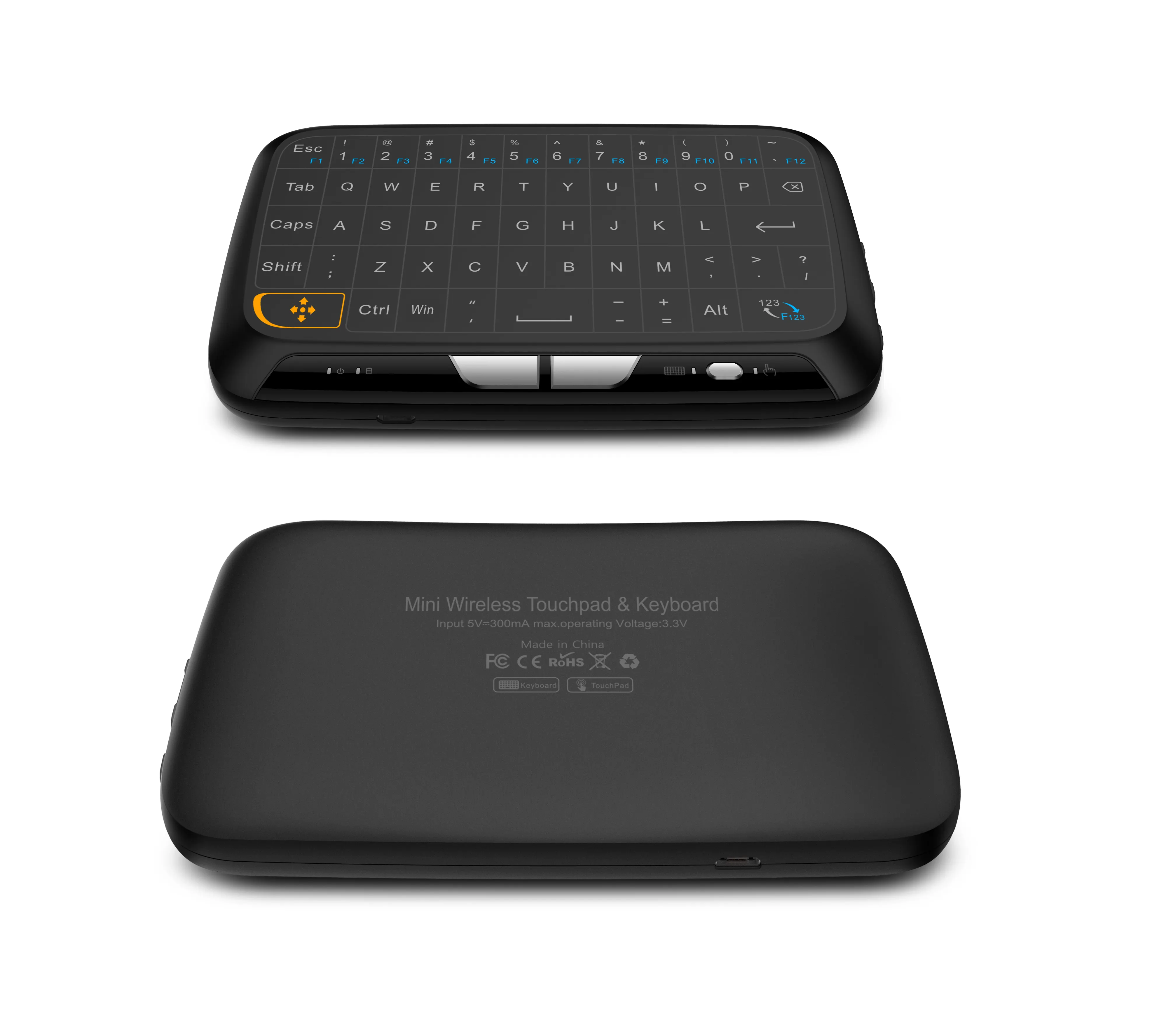 2.4G MINI Wireless Keyboard Air Fly Mouse TV Afstandsbediening H18