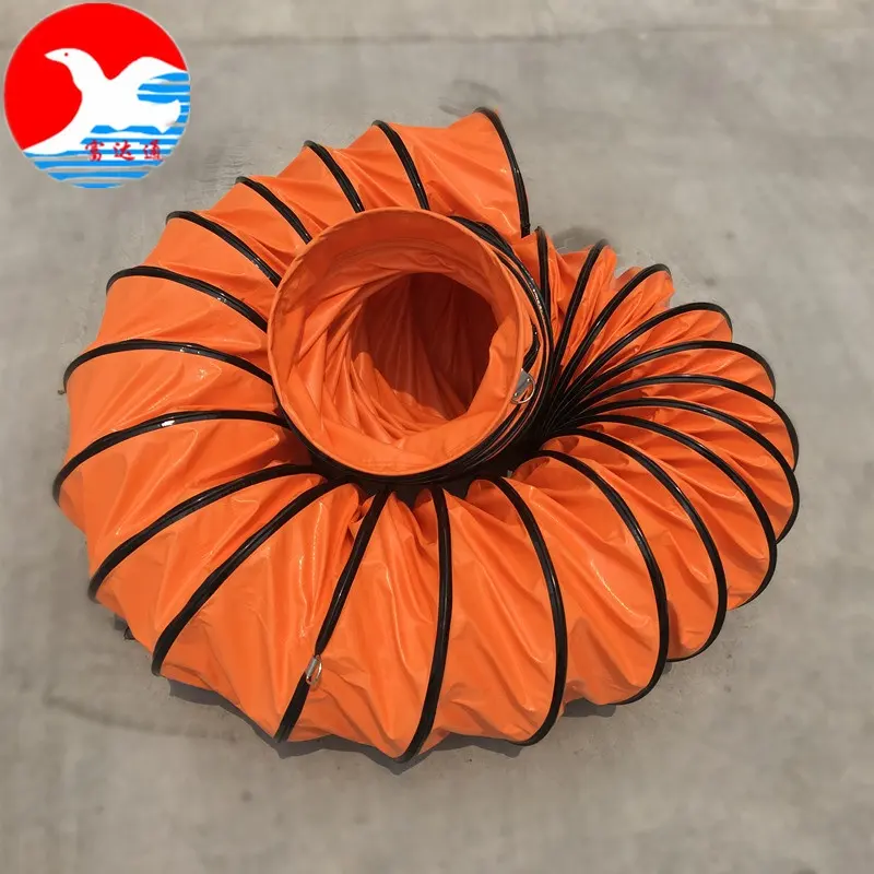 pvc spiral fire retardant flexible duct hose