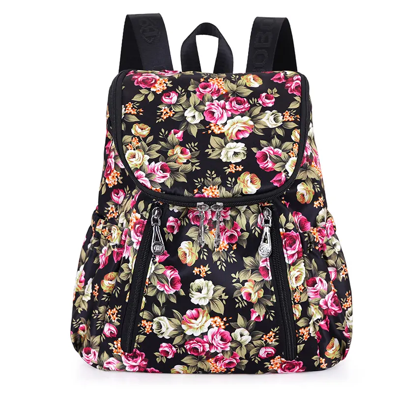 Printed school bag korean teenager girls back pack cute backpacks for college girls