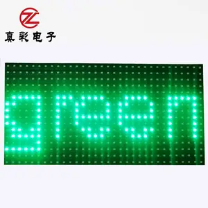 Módulo de tela led p10, cor verde, módulo de display mais estável smd 2835, display de led