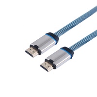 Câble HDMI 4K HDR Mâle-Mâle 3ft Cinéma 28AWG Blindé Tressé Gaine PVC 60Hz 4:4:4 HDCP 2.2 Compatible HDMI 2.0