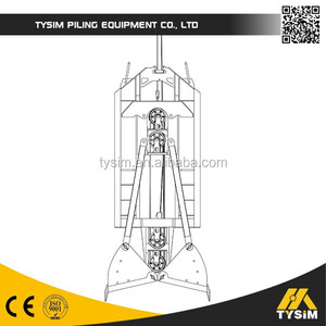 TYSIM Soilmec paroi moulée grab KH400 Profondeur de <span class=keywords><strong>la</strong></span> gorge 0 ~ 60 m - Product Image 3