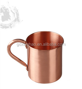 Tazza da viaggio per birra da Bar in <span class=keywords><strong>rame</strong></span> puro al 100% con manico ad arco liscio - Product Image 2