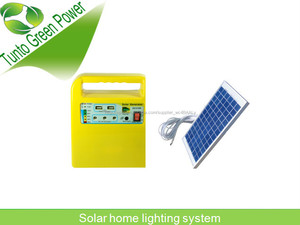 2015 10 <span class=keywords><strong>W</strong></span> / 7Ah DC kit solar sistema de energía solar con reproductor de MP3 y radio, 10 en 1 cargador del teléfono móvil - Product Image 1