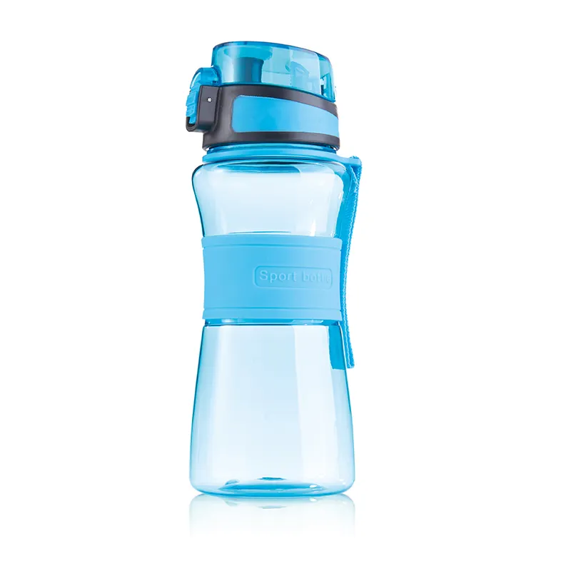 Easy open 700ml 900ml tritan plastic drink water bottle with silicone grip