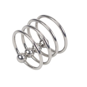 Edelstahl Metall starke Penis Lock Ärmel Hahn Ring <span class=keywords><strong>Ball</strong></span> Trage männliche Verzögerung Extender Sexspielzeug für Männer