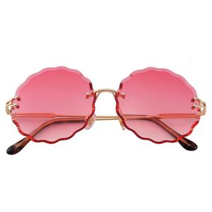 <span class=keywords><strong>Occhiali</strong></span> <span class=keywords><strong>da</strong></span> <span class=keywords><strong>Sole</strong></span> Rotondi Senza Montatura Rosa per Donna, Stile Tedesco, Senza <span class=keywords><strong>Marca</strong></span> - Product Image 4