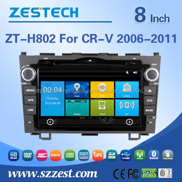 Radio de DVD del coche para HONDA CR-V 2008-2011 soporte 3G de audio TDT MP4 HDMI DVD GPS