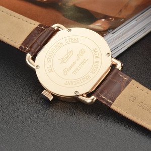 Custom Luxury Business Men's <strong>Watch</strong> Gift Box <strong>Set</strong> High Quality <strong>Rose</strong> <strong>Gold</strong> Case Simple and Versatile Quartz <strong>Watch</strong> Relogio Masculino - Product Image 3
