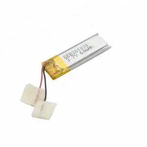 2022 hot sale small lithium polymer battery lipo battery 3.7v 60mah 301030 031030 rechargeable battery