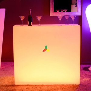 Iluminación Led de plástico, muebles de <span class=keywords><strong>Bar</strong></span> de vino, iluminación LED, gabinete de cubo de hielo, estante de vino iluminado, mesa de mostrador con caja de vino - Product Image 6