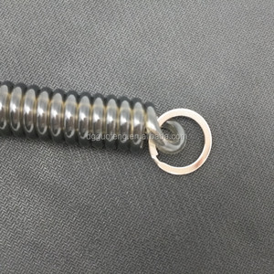 Thả Bảo Vệ Cuộn Dây Buộc/Nhựa Coiled Mùa Xuân Công Cụ An Toàn Dây Buộc/Cần Câu Xoắn Ốc Cuộn Dây Buộc Với Móc Không Gỉ - Product Image 4