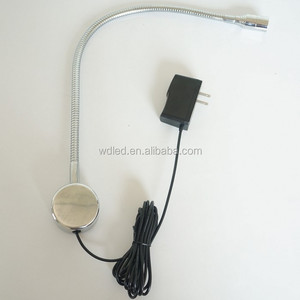 1W 110V 220V Chrome Ống linh hoạt đầu giường dẫn tường Spotlight - Product Image 3