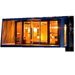 Casa Contenedor Prefabricada de Bajo Costo y Alta Calidad de Hysun, Casa Contenedor Móvil, Hotel Portátil en <span class=keywords><strong>España</strong></span>, Apertura Lateral Solar - Product Image 2