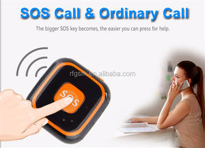 带有警报跟踪器GPS定位器的SOS紧急按钮，适用于儿童和老人的防丢2路呼叫跟踪手表带 - Product Image 2
