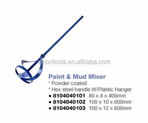 Paint Mixer,mixing Paddle Professional Metal Assembly Tools Manual Paint Stirrer Powder Coated 8104040101 CN;SHG Vinon