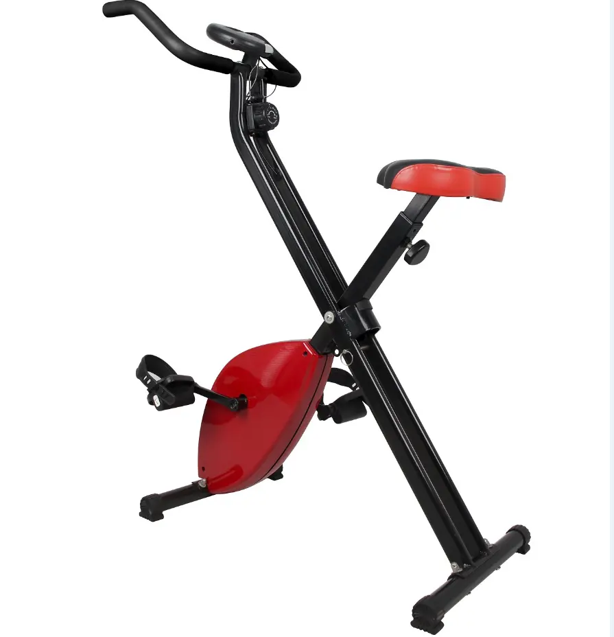 Mini bicicleta de ejercicio vertical, plegable, magnética, para gimnasio en casa, 2022