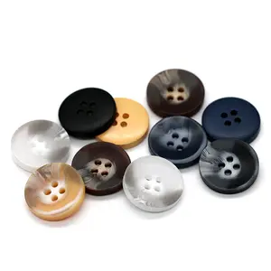 Many color and size plastic clothes button sewing stock button for suit shirt