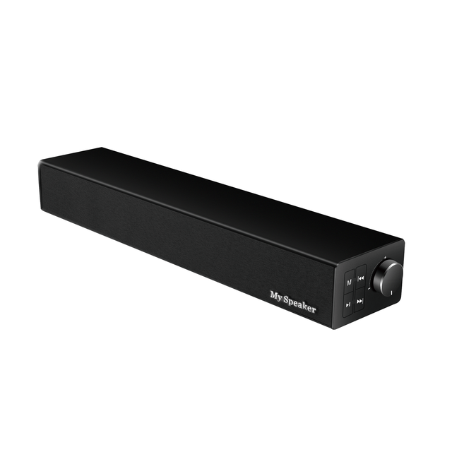 F020 High Sound Quality Wireless Stereo bluetooth Woofer Speaker Fabric Super Bass Sound bar With Fm Radio for Home