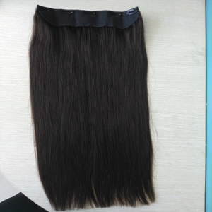 Fabbrica del commercio all'ingrosso di alta qualità di grado 8a <span class=keywords><strong>clip</strong></span> nelle estensioni dei capelli il singolo 1 pezzo trama dei capelli con 5 <span class=keywords><strong>clip</strong></span> dei capelli umani di trama - Product Image 4