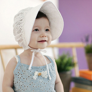 Sombrero de Sol para Bebé de Algodón, Hermoso Sombrero de Sol para Recién Nacido, Gorra de Protección Solar para Bebé de <span class=keywords><strong>Verano</strong></span>, Modelo YZ-MZ-13 - Product Image 3