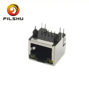 Conector hembra RJ45, 8P4C PITCH2.54mm