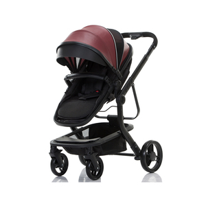Zhilemei compact bébé poussette De Luxe <span class=keywords><strong>En</strong></span> Cuir <span class=keywords><strong>3</strong></span> Dans <span class=keywords><strong>1</strong></span> Bébé <span class=keywords><strong>Landau</strong></span> - Product Image 5