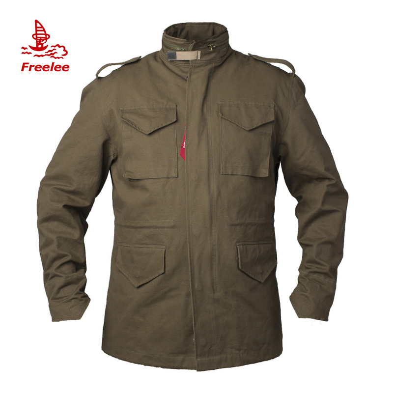 M-65 Field Jacket by DAFEILI - Vintage German Khaki Canvas