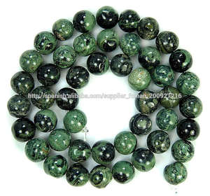 Cuentas de jaspe kambaba redondos de 8 mm para la fabricación de joyas - Product Image 1