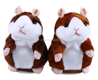 Großhandel Wiederholendes Sprechendes Hamster-Plüschtier Bewegliches Hamster-Spielzeug