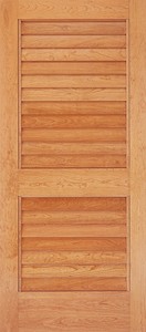 Puerta Interior de PVC con Rejillas, Puerta de Madera - Product Image 3