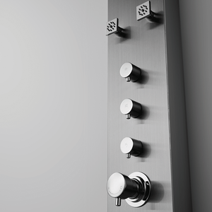 SA102 docce Bagno termostatico di controllo CE ACS cUPC bagno attrezzature colonne de douche pannello doccia in acciaio inox - Product Image 4