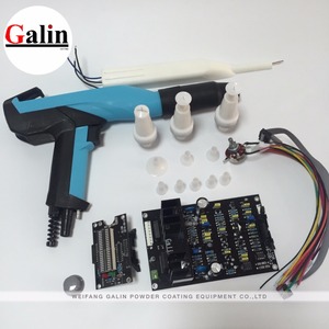 Machine de revêtement de <span class=keywords><strong>poudre</strong></span> électrostatique, pulvérisateur manuel avec cascade et PCB - Product Image 2