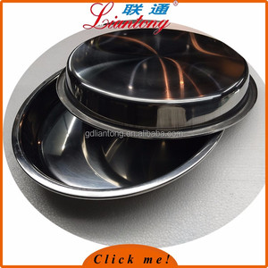 Personnalisé de haute qualité en acier inoxydable ss201 décoratif plateaux dans roud forme - Product Image 1