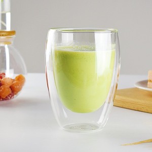 Tazza di <span class=keywords><strong>vetro</strong></span> da caffè a doppia parete in borosilicato soffiato a mano isolata Hotsale più venduta all'ingrosso - Product Image 4