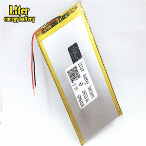 Venta wholesale ultra thin 3575148 batteries 6000 mAh lipo battery 3,7 V rechargeable lithium ion polymer - Product Image 4
