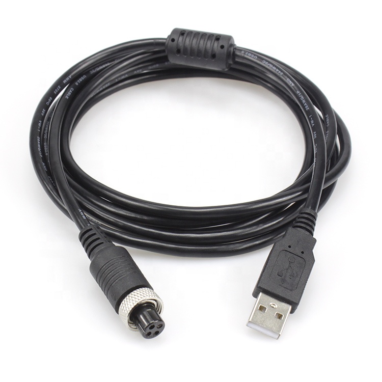 По индивидуальному заказу USB к m12 разъем 4-контактный кабель GX12 шнур