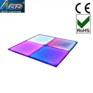 Popüler 648 adet 5mm led'ler rgb sahne dmx kontrolü led sahne dans pisti etkisi ışık