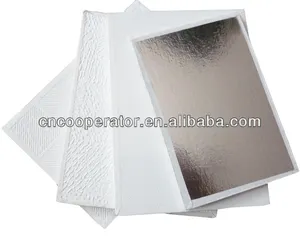 PVC laminated gypsum ceiling board, foil backside, manufacture, low price