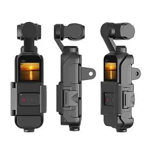 Çok fonksiyonlu tripod bağlama aparatı Standı DJI OSMO Cep, OSMO Cep Koruyucu için Kapak Braketi Gidon, Kask, Sırt Çantası Dağı