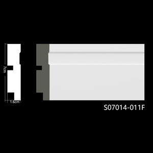 Trắng cơ sở Hội Đồng Quản trị không thấm nước trang trí sàn Ốp chân tường braod khuôn - Product Image 6