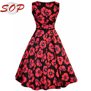 Fiore sexy immagine del vestito di abiti da donna con aperto indietro made in china - Product Image 2